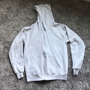 ecosmart light grey zip up